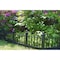 Emsco Group Estate Series Wrought-Iron Style Border Fencing, Resin Edging, 10 Feet, Black 2096HD - alternate 3